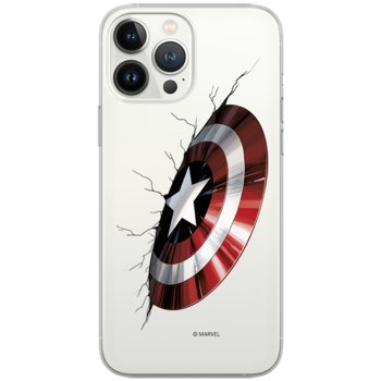 Etui Marvel dedykowane do Huawei P10 LITE, wzór: Kapitan Ameryka 023 Etui częściowo przeźroczyste, oryginalne i oficjalnie licencjonowane - ERT Group