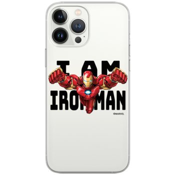 Etui Marvel dedykowane do Huawei Y6 II/ HONOR 5A, wzór: Iron Man 028 Etui częściowo przeźroczyste, oryginalne i oficjalnie licencjonowane - ERT Group