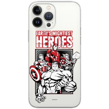 Etui Marvel dedykowane do Iphone 11, wzór: Avengers 005 Etui częściowo przeźroczyste, oryginalne i oficjalnie licencjonowane - Marvel