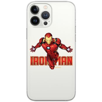 Etui Marvel dedykowane do Iphone 11, wzór: Iron Man 030 Etui częściowo przeźroczyste, oryginalne i oficjalnie licencjonowane - Marvel