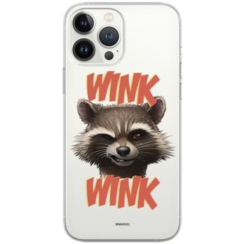 Etui Marvel dedykowane do Iphone 12 / 12 PRO, wzór: Rocket 003 Etui częściowo przeźroczyste, oryginalne i oficjalnie licencjonowane - Marvel