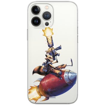 Etui Marvel dedykowane do Iphone 12 PRO MAX, wzór: Rocket 007 Etui częściowo przeźroczyste, oryginalne i oficjalnie licencjonowane - Marvel