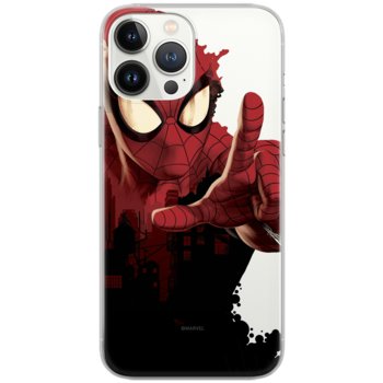 Etui Marvel dedykowane do Samsung A5 2018 / A8 2018, wzór: Spider Man 006 Etui częściowo przeźroczyste, oryginalne i oficjalnie licencjonowane - Marvel