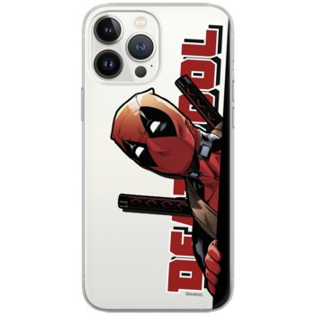 Etui Marvel dedykowane do Samsung A60, wzór: Deadpool 002 Etui częściowo przeźroczyste, oryginalne i oficjalnie licencjonowane - ERT Group