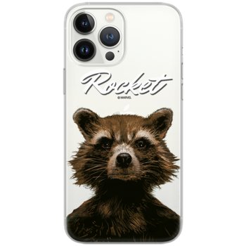 Etui Marvel dedykowane do Samsung J6 PLUS, wzór: Rocket 006 Etui częściowo przeźroczyste, oryginalne i oficjalnie licencjonowane - ERT Group