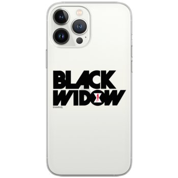 Etui Marvel dedykowane do Xiaomi REDMI NOTE 10 PRO, wzór: Czarna Wdowa 010 Etui częściowo przeźroczyste, oryginalne i oficjalnie licencjonowane - ERT Group