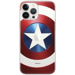 Etui Marvel dedykowane do Xiaomi REDMI NOTE 8T, wzór: Kapitan Ameryka 025 Etui częściowo przeźroczyste, oryginalne i oficjalnie licencjonowane-Zdjęcie-0