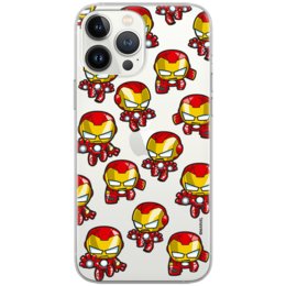 Etui Marvel dedykowane do Xiaomi REDMI NOTE 9 PRO/ 9S, wzór: Iron Man 031 Etui częściowo przeźroczyste, oryginalne i oficjalnie licencjonowane-Zdjęcie-0