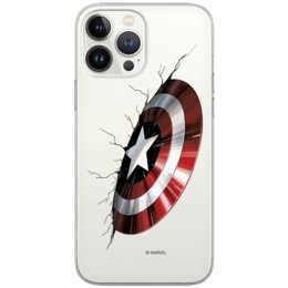 Etui Marvel dedykowane do Xiaomi REDMI NOTE 9T, wzór: Kapitan Ameryka 023 Etui częściowo przeźroczyste, oryginalne i oficjalnie licencjonowane-Zdjęcie-0