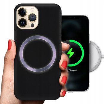 Etui Mat Magsafe Do Iphone 13 Pro Max Ring Fiolet - Funnycase