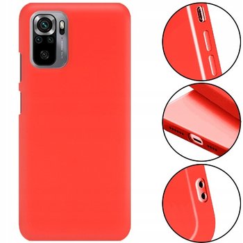 ETUI MATOWE CZERWONE do XIAOMI REDMI NOTE 10S Case - Funnycase