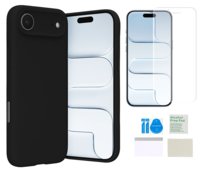 Etui matowe do APPLE IPHONE 17 AIR czarny case + folia ochronna na ekran