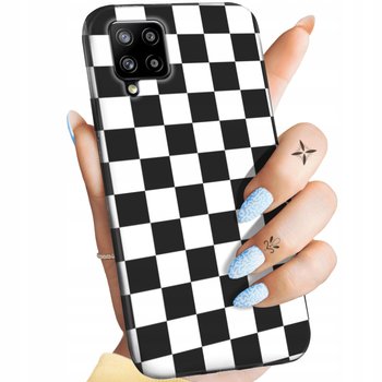 Etui Matowe Do Samsung A42 5G Wzory Biały Czarny Czarno Biały Obudowa Case - Hello Case