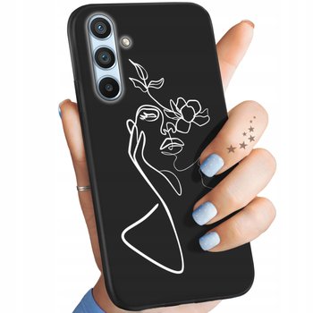 Etui Matowe Do Samsung Galaxy A54 5G Wzory Line Art Kreska Linia Obudowa - Hello Case