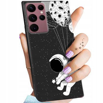 ETUI MATOWE DO SAMSUNG GALAXY S22 ULTRA WZORY KOSMOS KSIĘŻYC GWIAZDY CASE - Hello Case