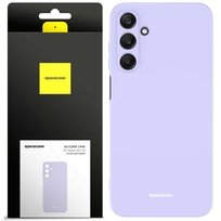Etui matowe silikonowe plecki Silicone Case Spacecase do Galaxy A25 5G Light Purple Spacecase