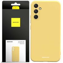 Etui matowe silikonowe plecki Silicone Case Spacecase do Galaxy A54 5G Yellow Spacecase