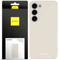 Etui matowe silikonowe plecki Silicone Case Spacecase do Galaxy S23 Bone Spacecase