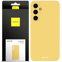 Etui matowe silikonowe plecki Silicone Case Spacecase do Galaxy S23 Fe Yellow Spacecase