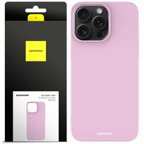 Etui matowe silikonowe plecki Silicone Case Spacecase do Iphone 15 Pro Max Lilac Spacecase