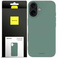 Etui matowe silikonowe plecki Silicone Case Spacecase do Iphone 16 Plus Dark Green Spacecase