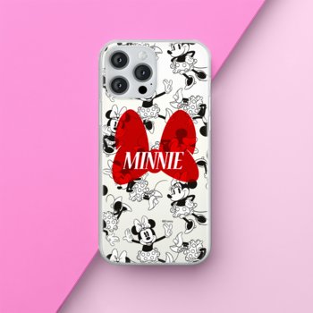 Etui Minnie 048 Disney Nadruk częściowy Przeźroczysty Producent: Samsung, Model: S23 ULTRA - Inny producent