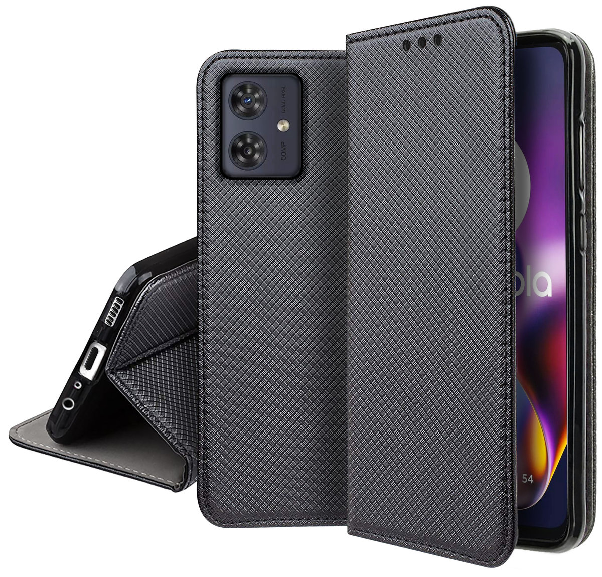 Cover per Motorola Moto G54 5G / G54 Power Case PU Pelle