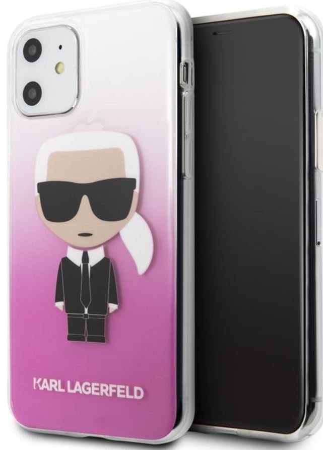 Etui na Apple iPhone 11 KARL LAGERFELD Iconic Karl Gradient - Karl