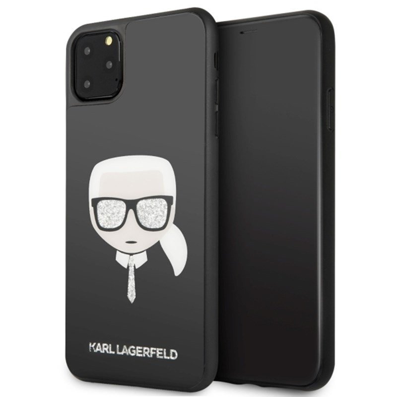 Etui na Apple iPhone 11 Pro Max KARL LAGERFELD Double Layers Glitter