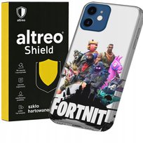 ETUI NA APPLE IPHONE 12 MINI WZORY FORTNITE BATTLE ROYALE + SZKŁO