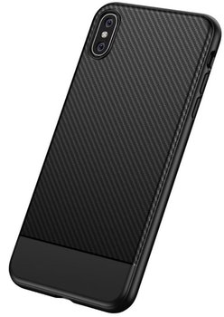 Etui na Apple iPhone Xs Max CRONG Prestige Carbon Cover - Crong