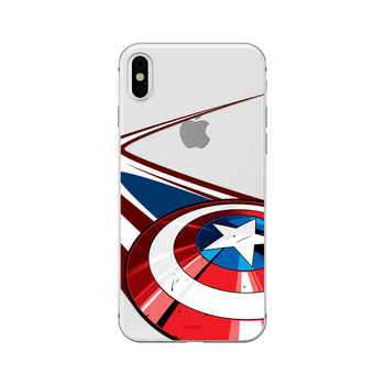 Etui na Apple iPhone XS Max MARVEL Kapitan Ameryka 008 - Marvel