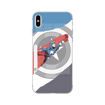 Etui na Apple iPhone XS Max MARVEL Kapitan Ameryka 013 - Marvel
