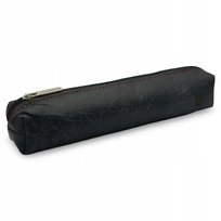 Etui na długopisy Piórnik skórzany tuba futerał Czarny Parker Quality