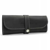 Etui na długopisy Piórnik skórzany tuba futerał Czarny Parker Quality