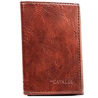 Etui na dokumenty brązowe 4U CAVALDI pionowe bez zapięcia dowód rejestracyjny karty 4U CAVALDI