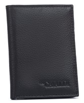 Etui na dokumenty skórzane Cavaldi na karty i gotówkę z ochroną RFID, czarny 4U CAVALDI
