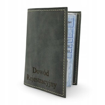 Etui na Dowód Rejestracyjny na Dokumenty Pokrowiec Szary Parker Quality - Parker Quality