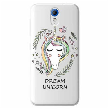 Etui na HTC Desire 620, Dream unicorn, Jednorożec - EtuiStudio