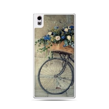 Etui na HTC Desire 816, rower z kwiatami - EtuiStudio