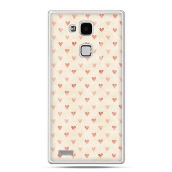 Etui na Huawei Mate 7, czerwone serduszka - EtuiStudio