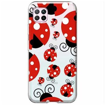 Etui na Huawei P40 Lite, czerwone biedronki  - EtuiStudio