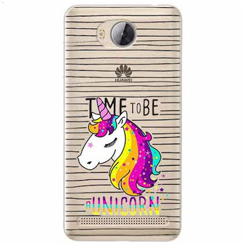 Etui na Huawei Y3 II, Time to be unicorn, Jednorożec  - EtuiStudio