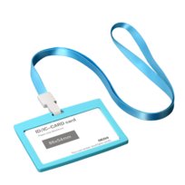 Etui na identyfikator ze smyczą Uhoo TURKUSOWY