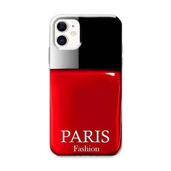 Etui na iPhone 12 Mini - Czerwony lakier do paznokci - EtuiStudio