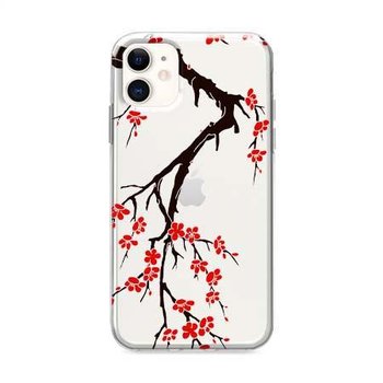 Etui na iPhone 12 Mini - Krzew kwitnącej wiśni. - EtuiStudio