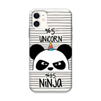 Etui na iPhone 12 Mini - Ninja Unicorn - Jednorożec. - EtuiStudio