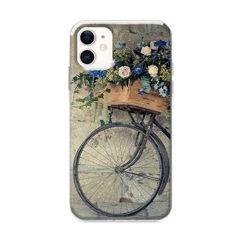 Etui na iPhone 12 Mini - Rower z kwiatami - EtuiStudio
