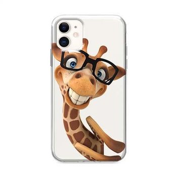 Etui na iPhone 12 Mini - Wesoła żyrafa w okularach. - EtuiStudio