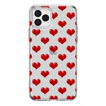 Etui na iPhone 12 Pro - Czerwone serduszka. - EtuiStudio